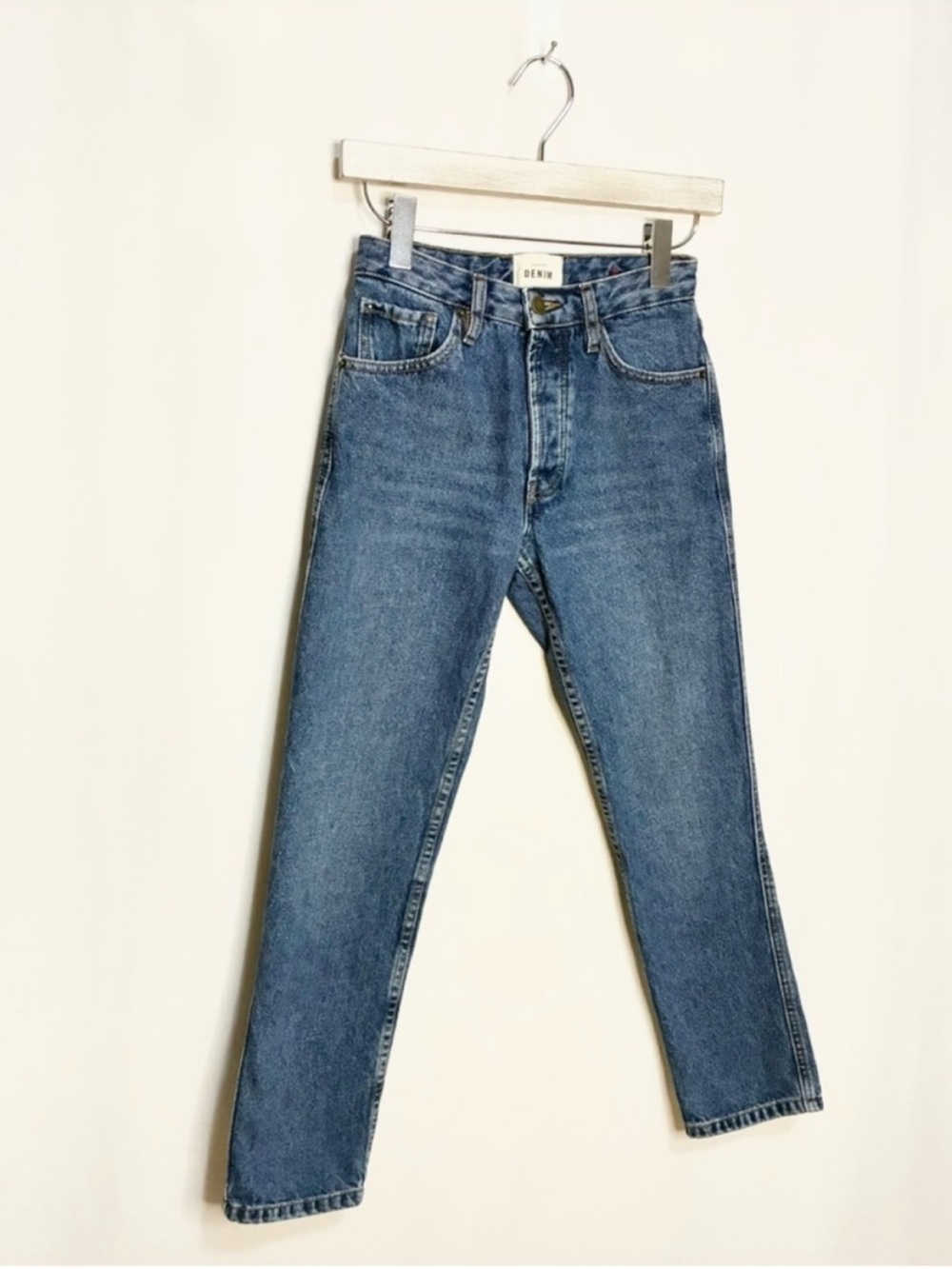 Sezane Slim Mid Rise Jeans - Picture 2 of 6